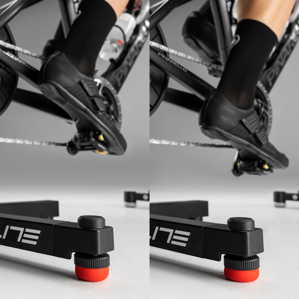 Enhance your pedaling feel with the Elite Flex Feet
