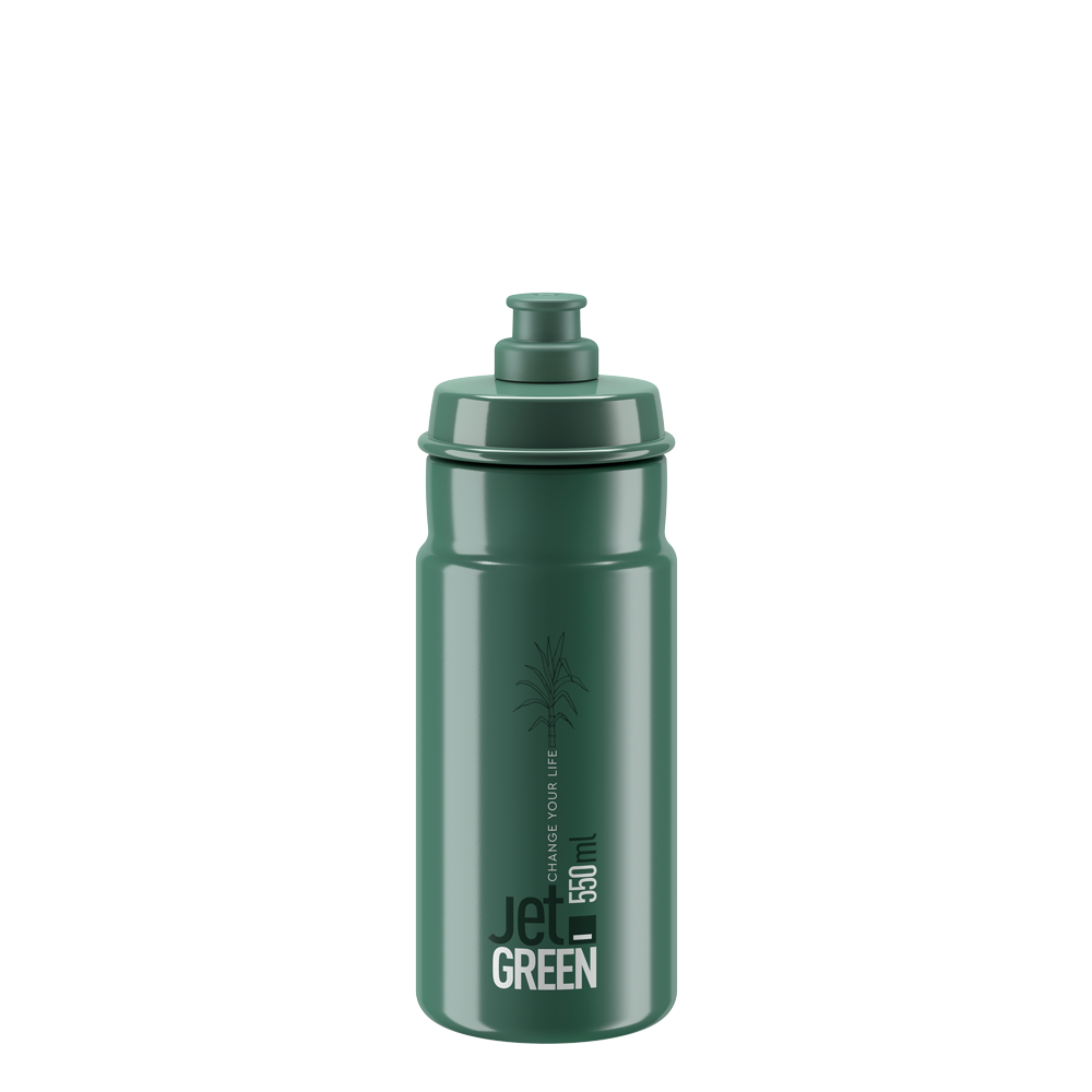 Jet Green Elite s bio based cycling bottle